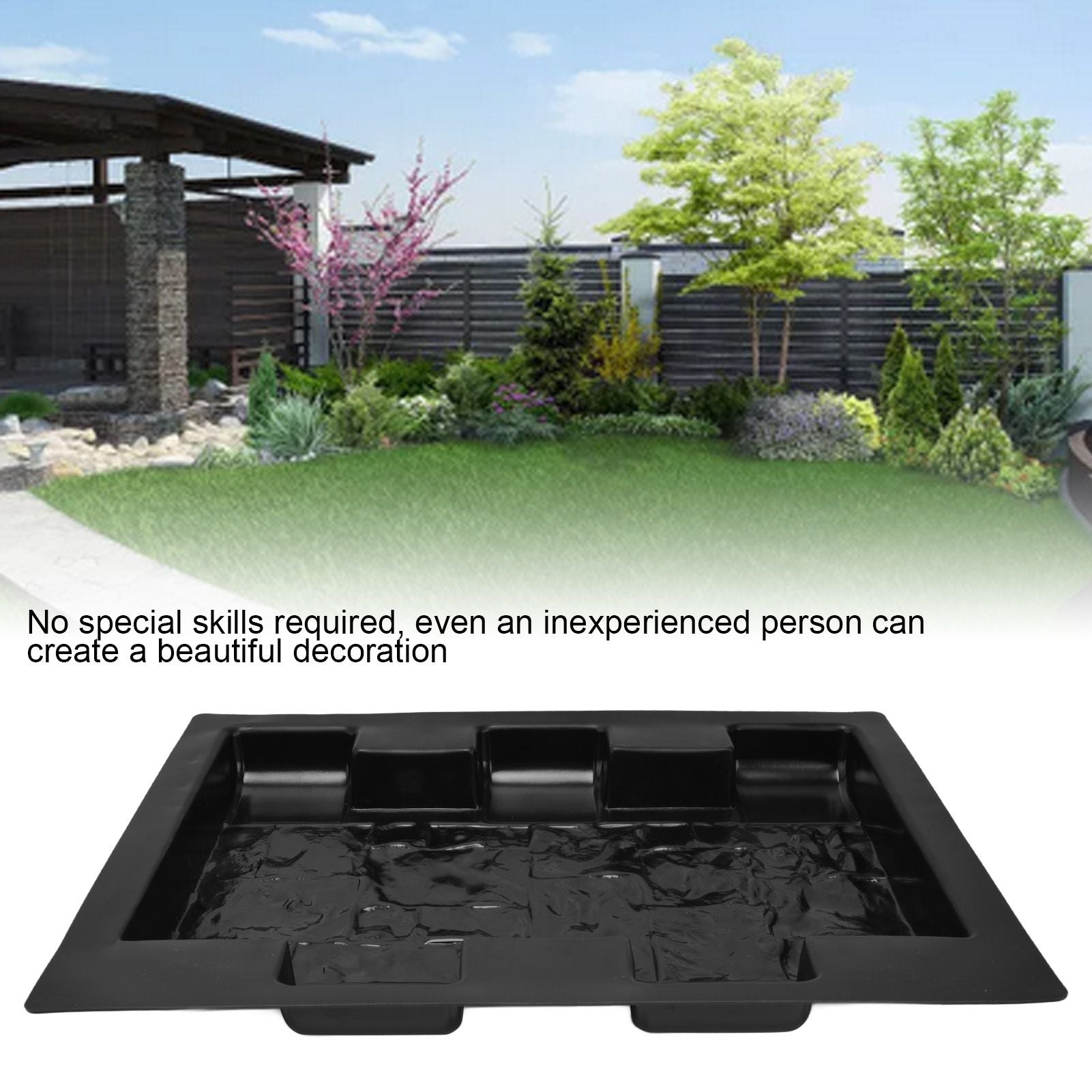 Stepping Stone Mold Concrete Block Maker House Decoration Mold for Garden Pathway Yard Lawn V1294-YM0523-3111220021311