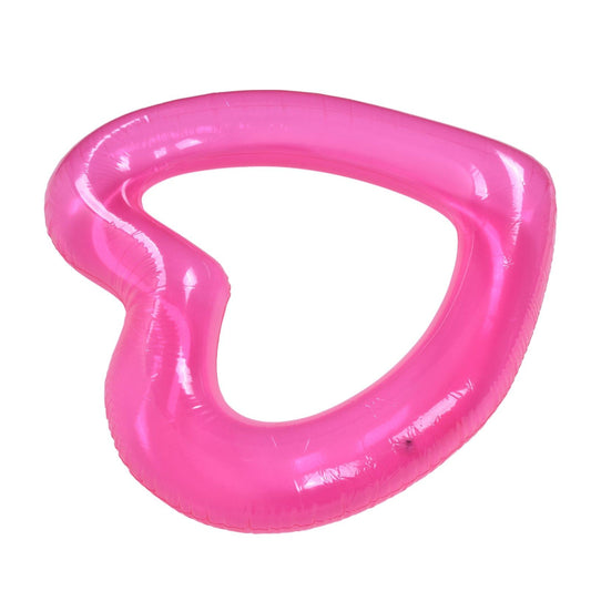 Heart Pool Float PVC Material Skin Friendly Lightweight Pink Romantic Style Floating Tubes for Summer V1294-YM0523-3111220021811