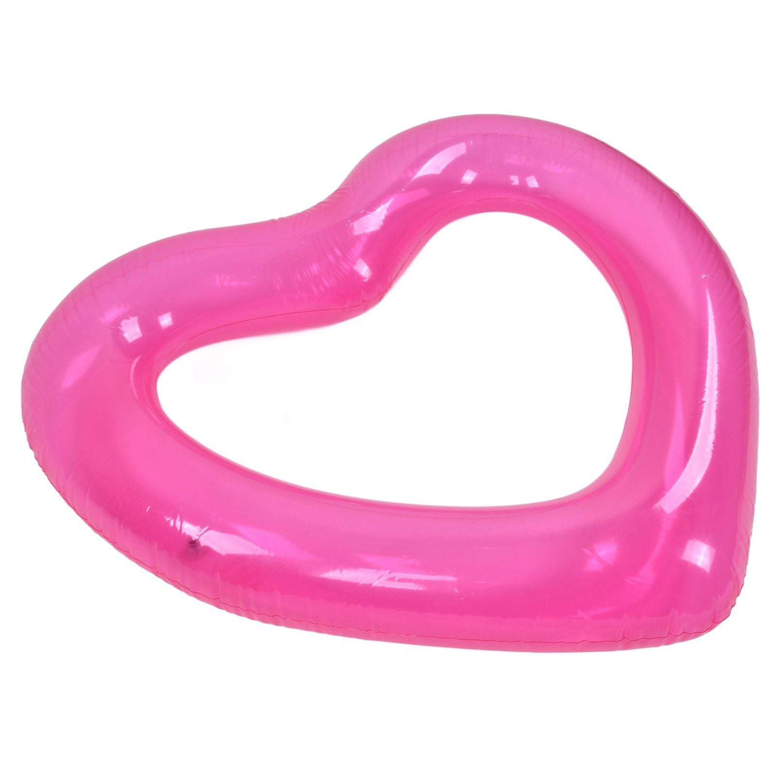 Heart Pool Float PVC Material Skin Friendly Lightweight Pink Romantic Style Floating Tubes for Summer V1294-YM0523-3111220021811