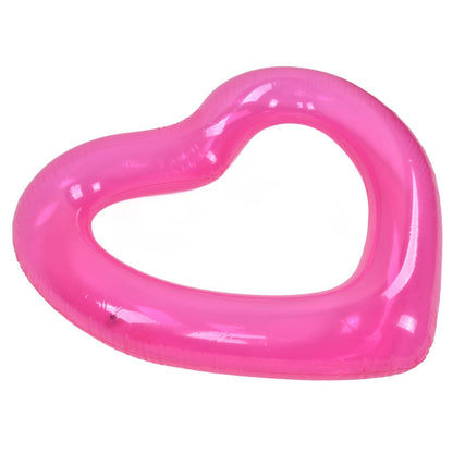 Heart Pool Float PVC Material Skin Friendly Lightweight Pink Romantic Style Floating Tubes for Summer V1294-YM0523-3111220021811