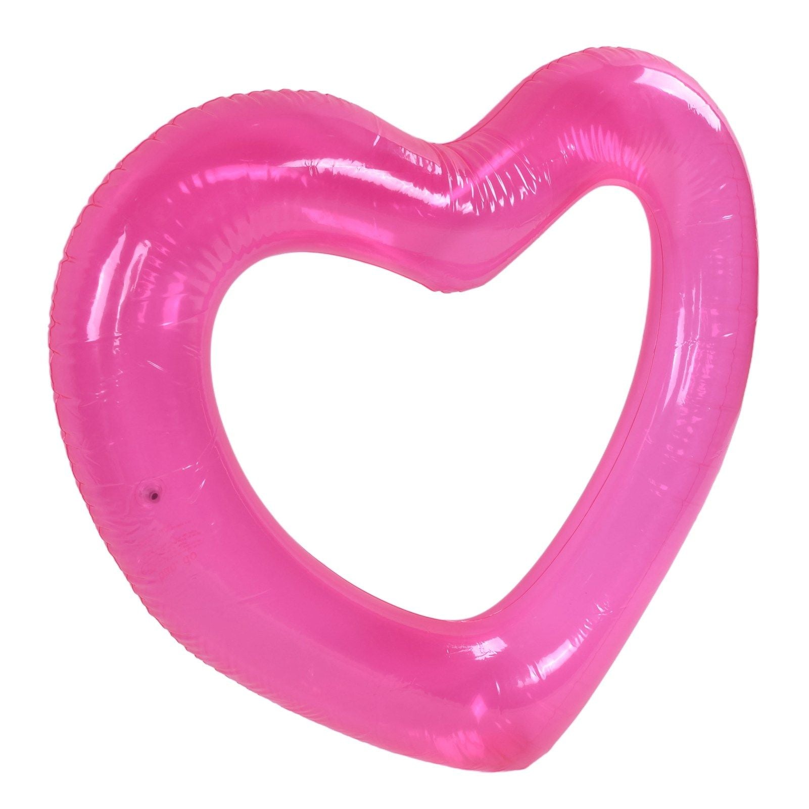 Heart Pool Float PVC Material Skin Friendly Lightweight Pink Romantic Style Floating Tubes for Summer V1294-YM0523-3111220021811