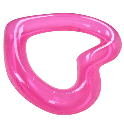 Heart Pool Float PVC Material Skin Friendly Lightweight Pink Romantic Style Floating Tubes for Summer V1294-YM0523-3111220021811