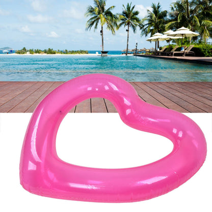 Heart Pool Float PVC Material Skin Friendly Lightweight Pink Romantic Style Floating Tubes for Summer V1294-YM0523-3111220021811