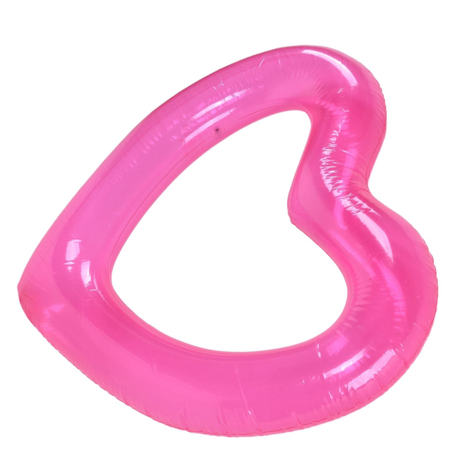 Heart Pool Float PVC Material Skin Friendly Lightweight Pink Romantic Style Floating Tubes for Summer V1294-YM0523-3111220021811