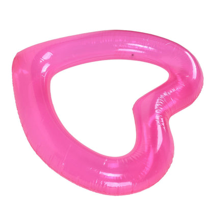 Heart Pool Float PVC Material Skin Friendly Lightweight Pink Romantic Style Floating Tubes for Summer V1294-YM0523-3111220021811