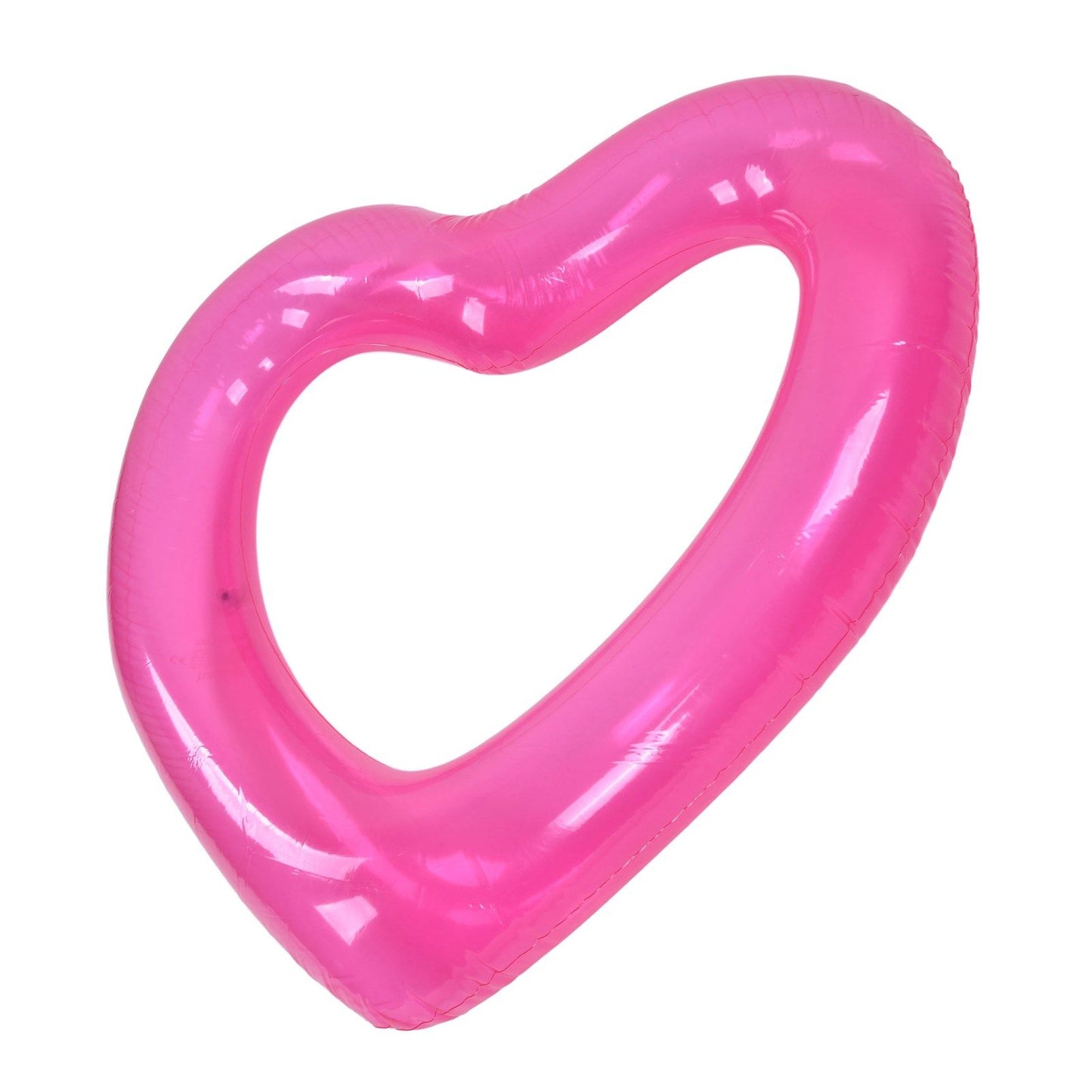 Heart Pool Float PVC Material Skin Friendly Lightweight Pink Romantic Style Floating Tubes for Summer V1294-YM0523-3111220021811