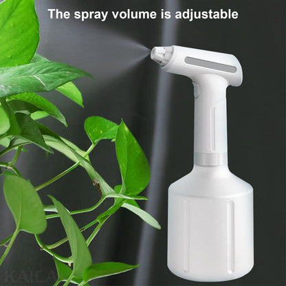 Electric Plant Spray Bottle 3.7V Waterproof Easy Control Battery Indicator USB Charging Adjustable Volume V1294-YM0523-3111220022112