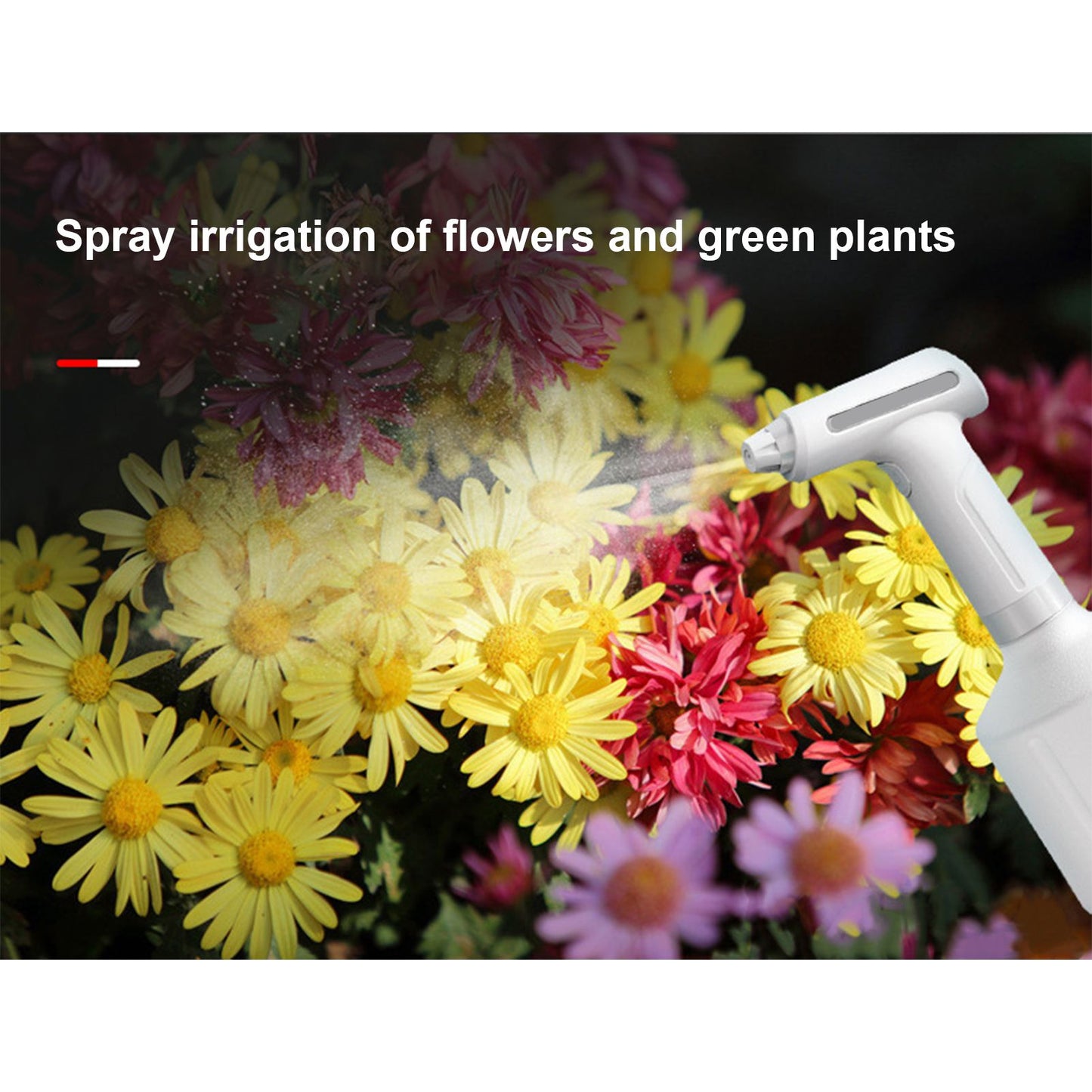 Electric Plant Spray Bottle 3.7V Waterproof Easy Control Battery Indicator USB Charging Adjustable Volume V1294-YM0523-3111220022112