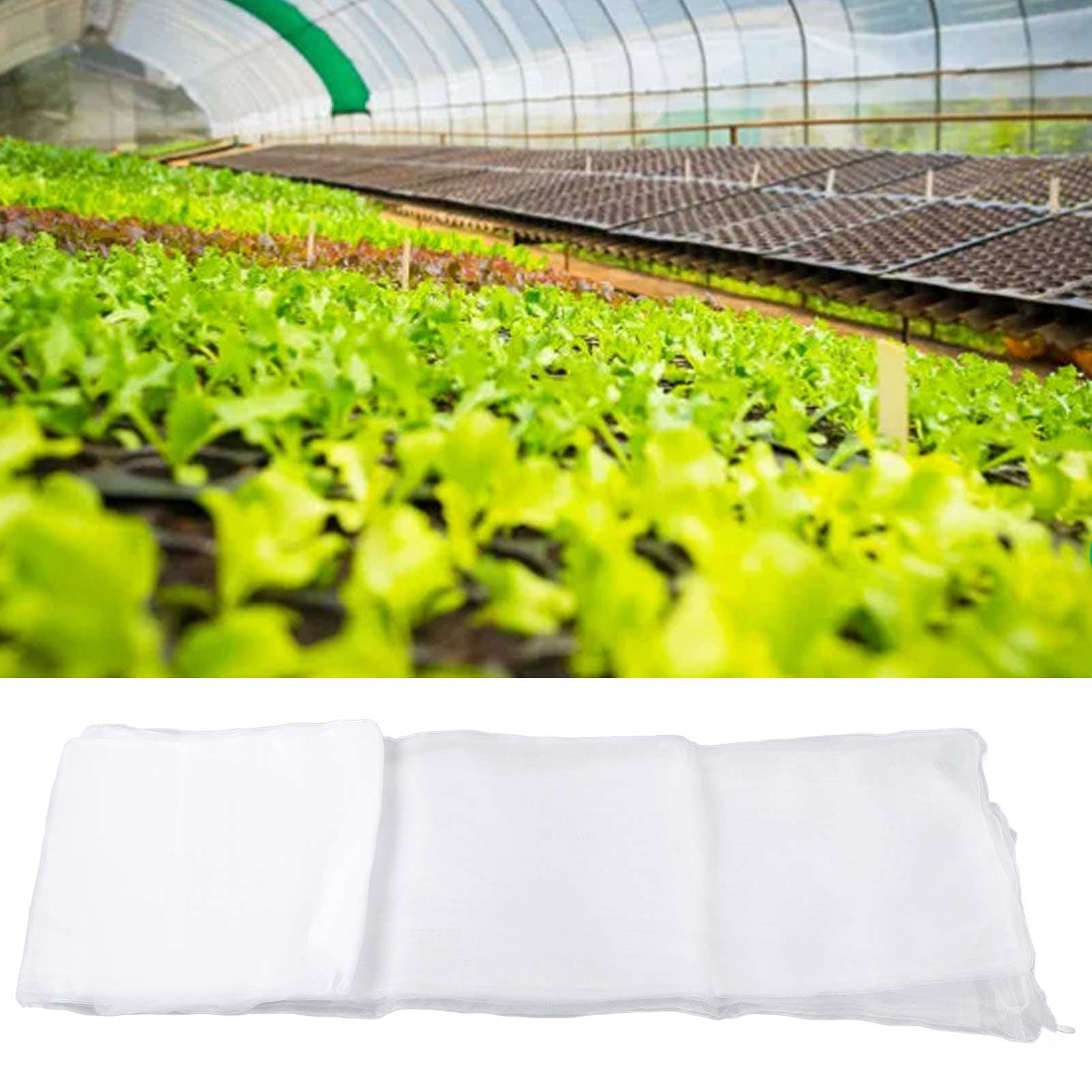 Plant Net Cover White Polyethylene 3x3 Meters Waterproof Good Permeability Breathability Bird Barrier Netting V1294-YM0523-3111220024111