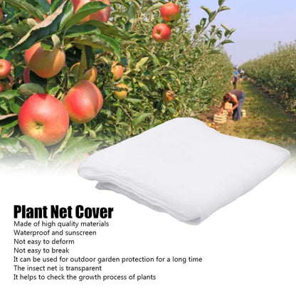 Plant Net Cover White Polyethylene 3x3 Meters Waterproof Good Permeability Breathability Bird Barrier Netting V1294-YM0523-3111220024111