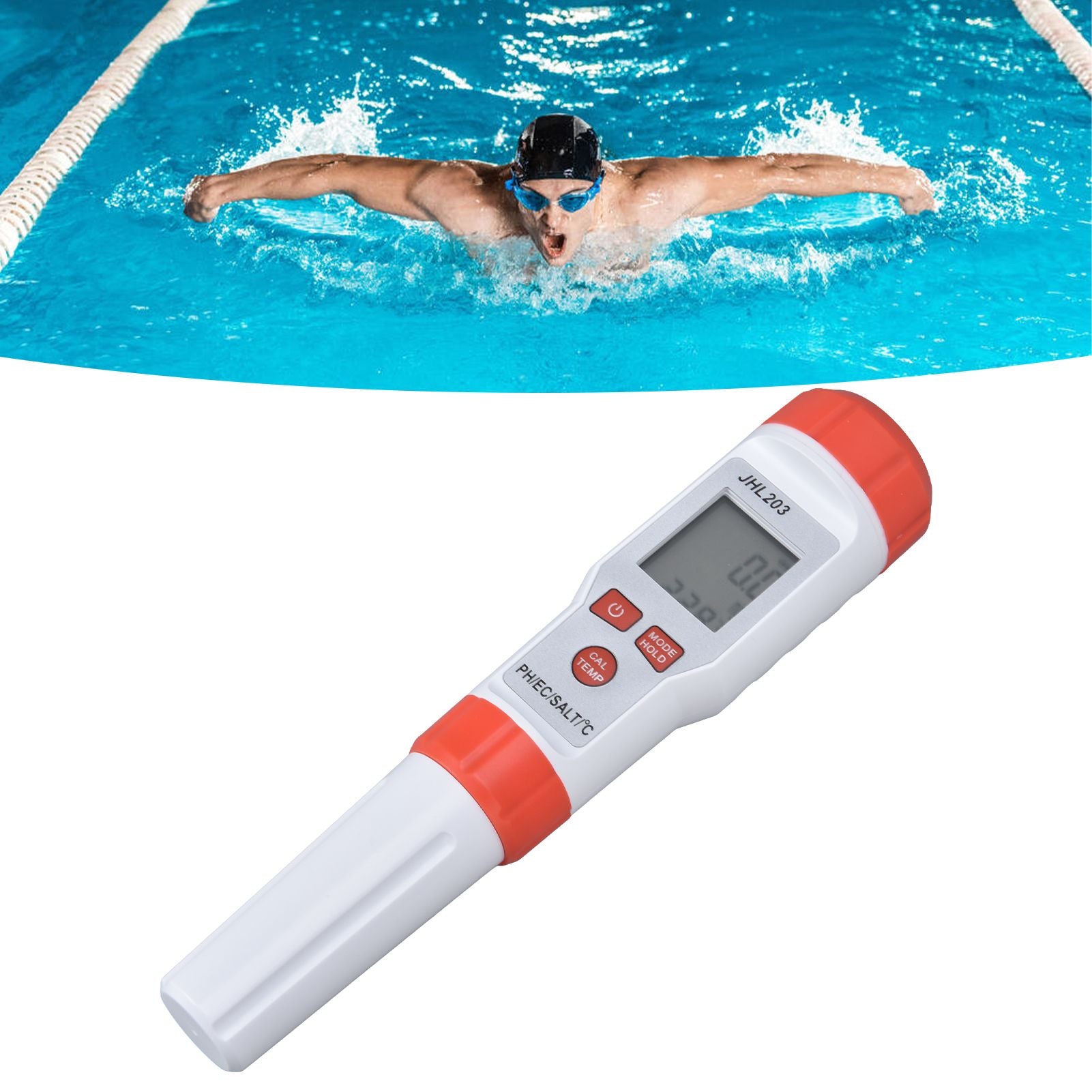 PH Tester 4 in 1 Portable Automatic Recognition Temperature Compensation Accurate Widely Used EC Meter for PH V1294-YM0523-3111220027111
