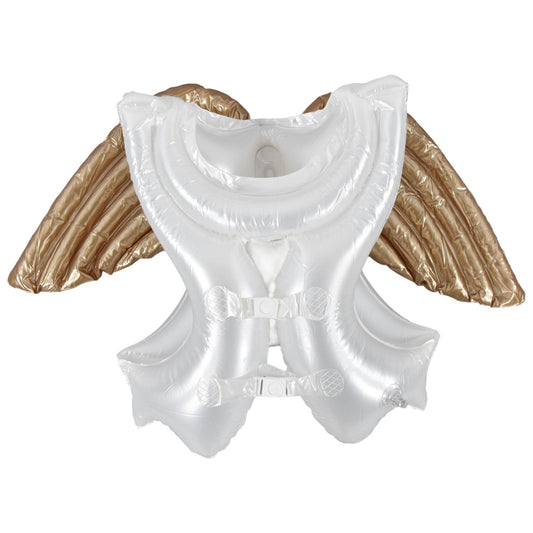 Inflatable Swim Vest Angel Wing Appearance Thickening Environmentally PVC Swimming Jacket for 4-10 Years Old V1294-YM0523-3111220028811