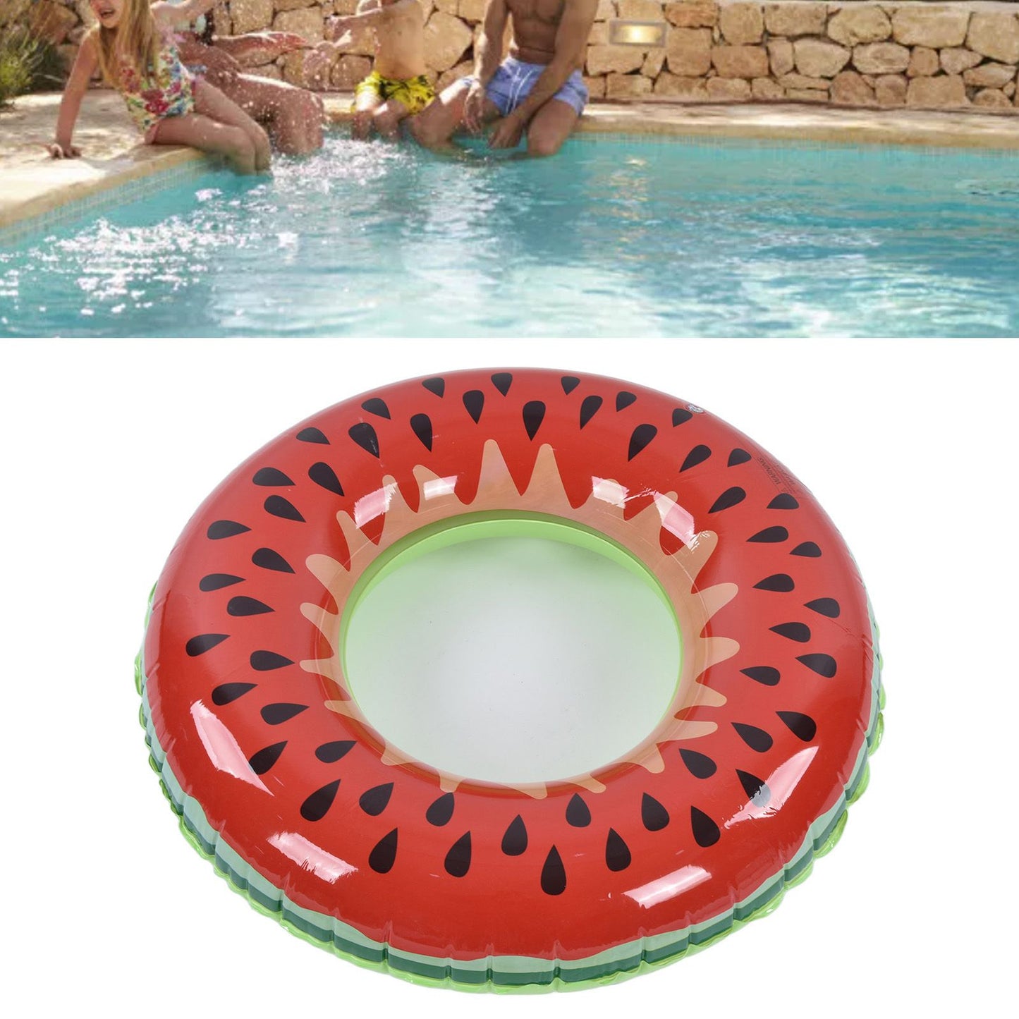 Pool Floats Kids Watermelon Design Eco Friendly PVC Thickened Durable Leakproof Safe Inflatable Pool Floats V1294-YM0523-3111220028911