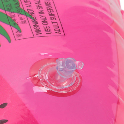 Swimming Floats Pink Flamingo Pattern Thickened Eco Friendly PVC Portable Round Pool Floats for Girl V1294-YM0523-3111220029611