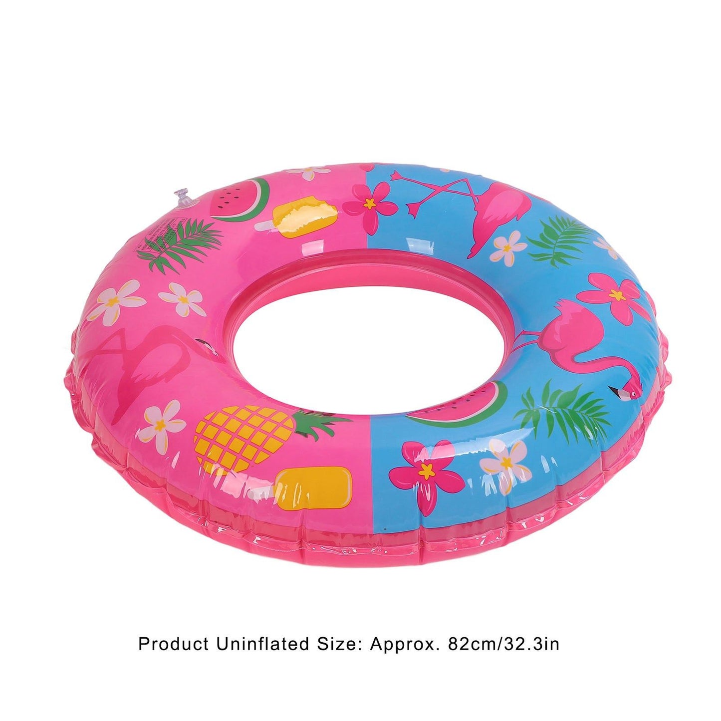 Swimming Floats Pink Flamingo Pattern Thickened Eco Friendly PVC Portable Round Pool Floats for Girl V1294-YM0523-3111220029611