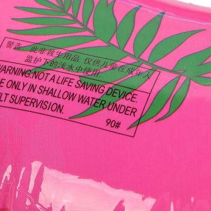 Swimming Floats Pink Flamingo Pattern Thickened Eco Friendly PVC Portable Round Pool Floats for Girl V1294-YM0523-3111220029611
