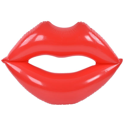 Red Lips Float Bed Thickened Increase PVC Inflatable Red Lips Swimming Pool for Adult Beaches Parties V1294-YM0523-3111220030411