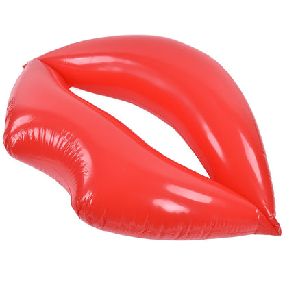 Red Lips Float Bed Thickened Increase PVC Inflatable Red Lips Swimming Pool for Adult Beaches Parties V1294-YM0523-3111220030411