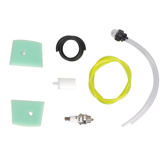 530047721 Air Filter Fuel Filter with Spark Plug Primer Bulb for Husqvarna 123L 322C Chainsaw V1294-YM0523-3111220030611