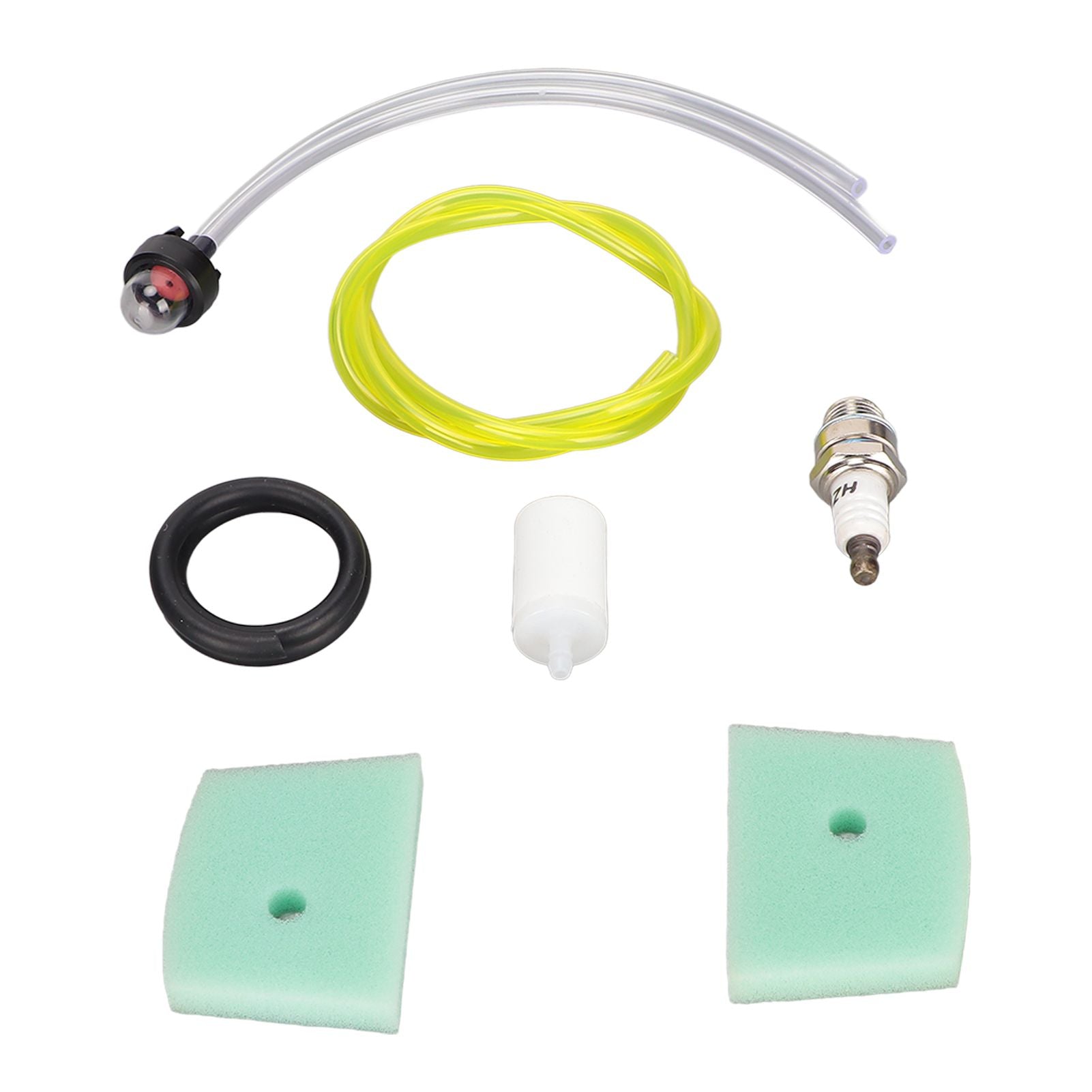 530047721 Air Filter Fuel Filter with Spark Plug Primer Bulb for Husqvarna 123L 322C Chainsaw V1294-YM0523-3111220030611
