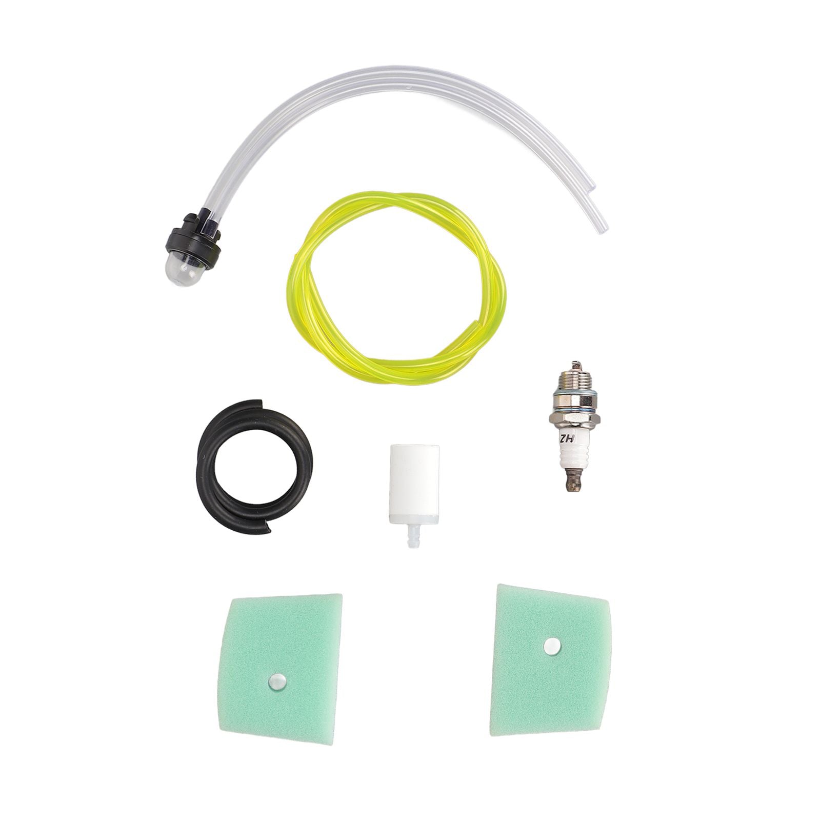 530047721 Air Filter Fuel Filter with Spark Plug Primer Bulb for Husqvarna 123L 322C Chainsaw V1294-YM0523-3111220030611