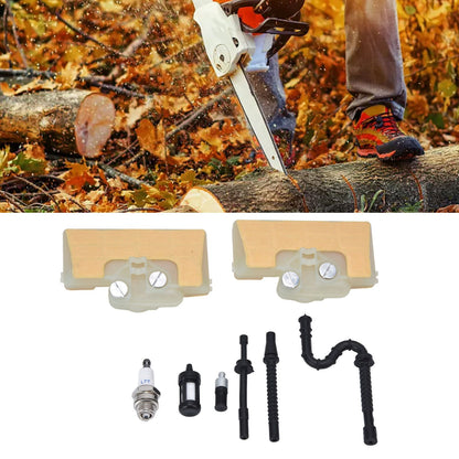 Chainsaw Air Filter Kit Wear Resistant High Accuracy Chainsaw Parts with Fuel Pipe Assembly for MS290 MS390 V1294-YM0523-3111220031211