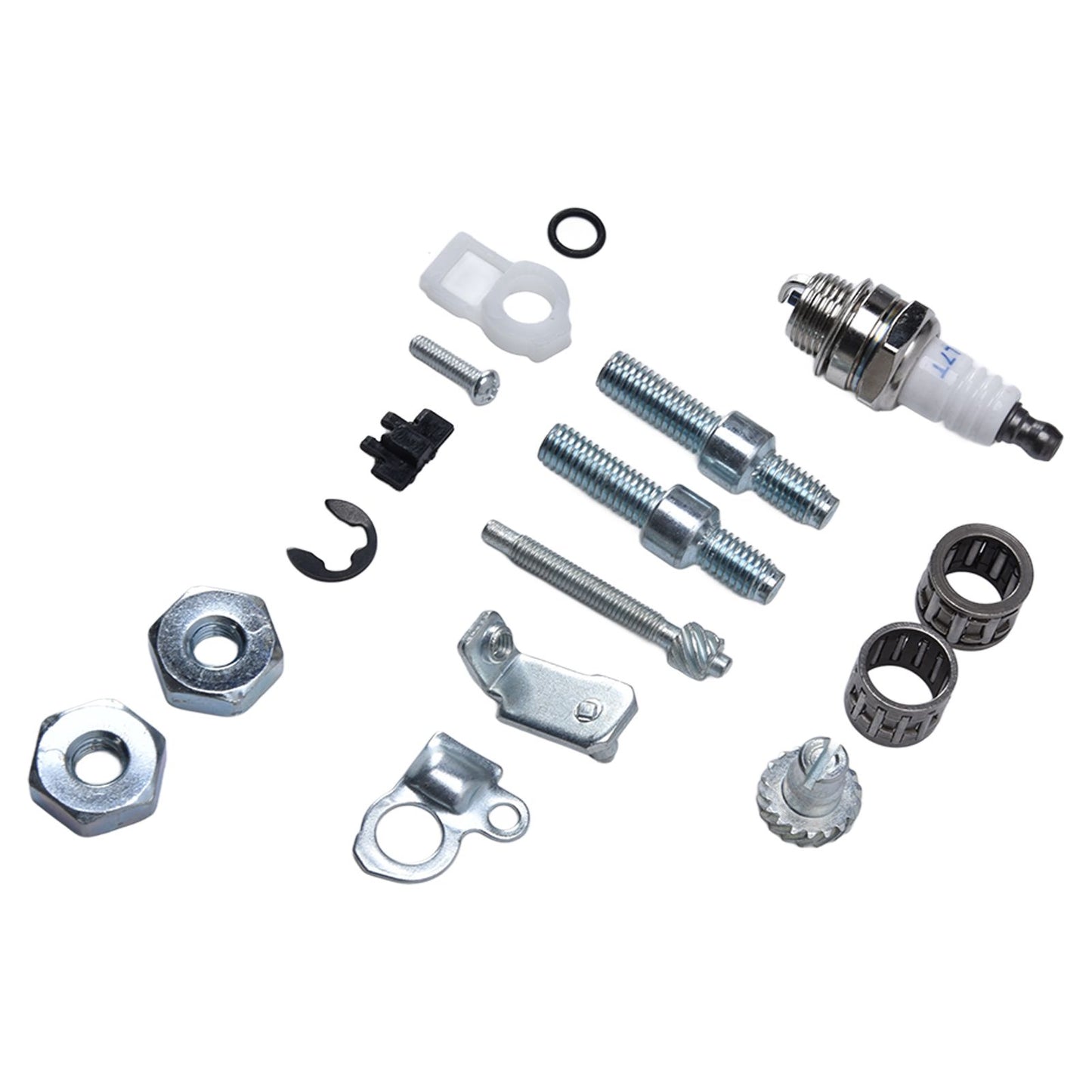 Chain Adjuster Tensioner Adjuster Bar Studs Kit for Stihl 066 MS 660 Replace OEM 1138 664 2400 and 1127 007 V1294-YM0523-3111220031411