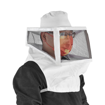 Beekeeping Hat Contraction Design Breathable Mesh White Edging Beekeeper Cowboy Hat for Beekeeping Hunting V1294-YM0523-3111220033011