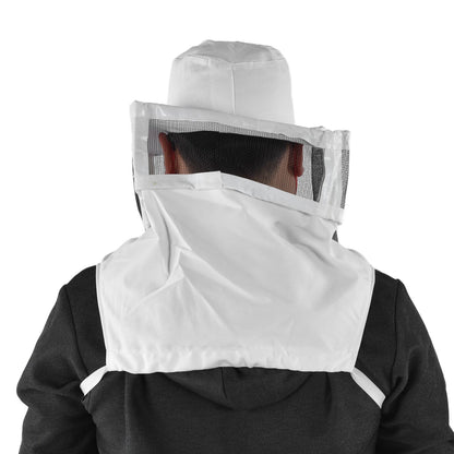 Beekeeping Hat Contraction Design Breathable Mesh White Edging Beekeeper Cowboy Hat for Beekeeping Hunting V1294-YM0523-3111220033011