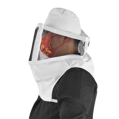 Beekeeping Hat Contraction Design Breathable Mesh White Edging Beekeeper Cowboy Hat for Beekeeping Hunting V1294-YM0523-3111220033011