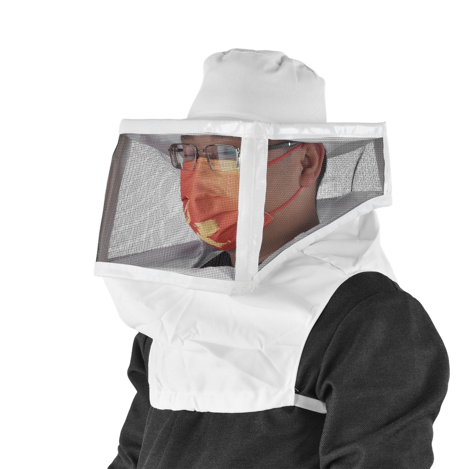 Beekeeping Hat Contraction Design Breathable Mesh White Edging Beekeeper Cowboy Hat for Beekeeping Hunting V1294-YM0523-3111220033011