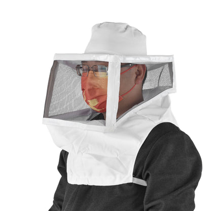 Beekeeping Hat Contraction Design Breathable Mesh White Edging Beekeeper Cowboy Hat for Beekeeping Hunting V1294-YM0523-3111220033011