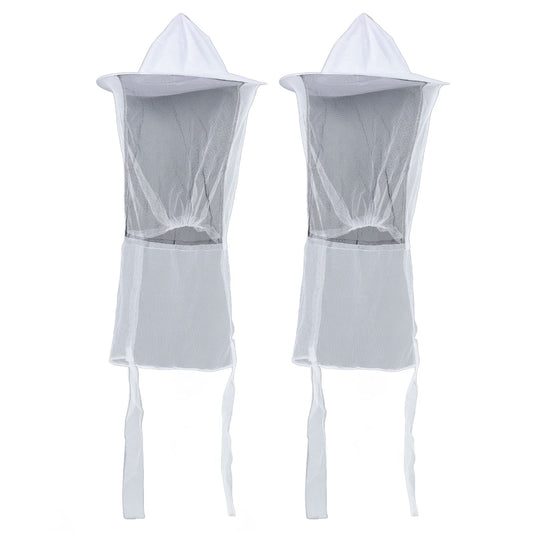 2pcs Beekeeper Protective Hat Beekeeping Protector Hat with Breathable Mesh for Fishermen Hunters Hikers V1294-YM0523-3111220033211