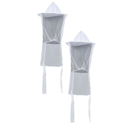 2pcs Beekeeper Protective Hat Beekeeping Protector Hat with Breathable Mesh for Fishermen Hunters Hikers V1294-YM0523-3111220033211