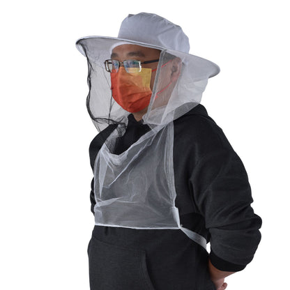 2pcs Beekeeper Protective Hat Beekeeping Protector Hat with Breathable Mesh for Fishermen Hunters Hikers V1294-YM0523-3111220033211