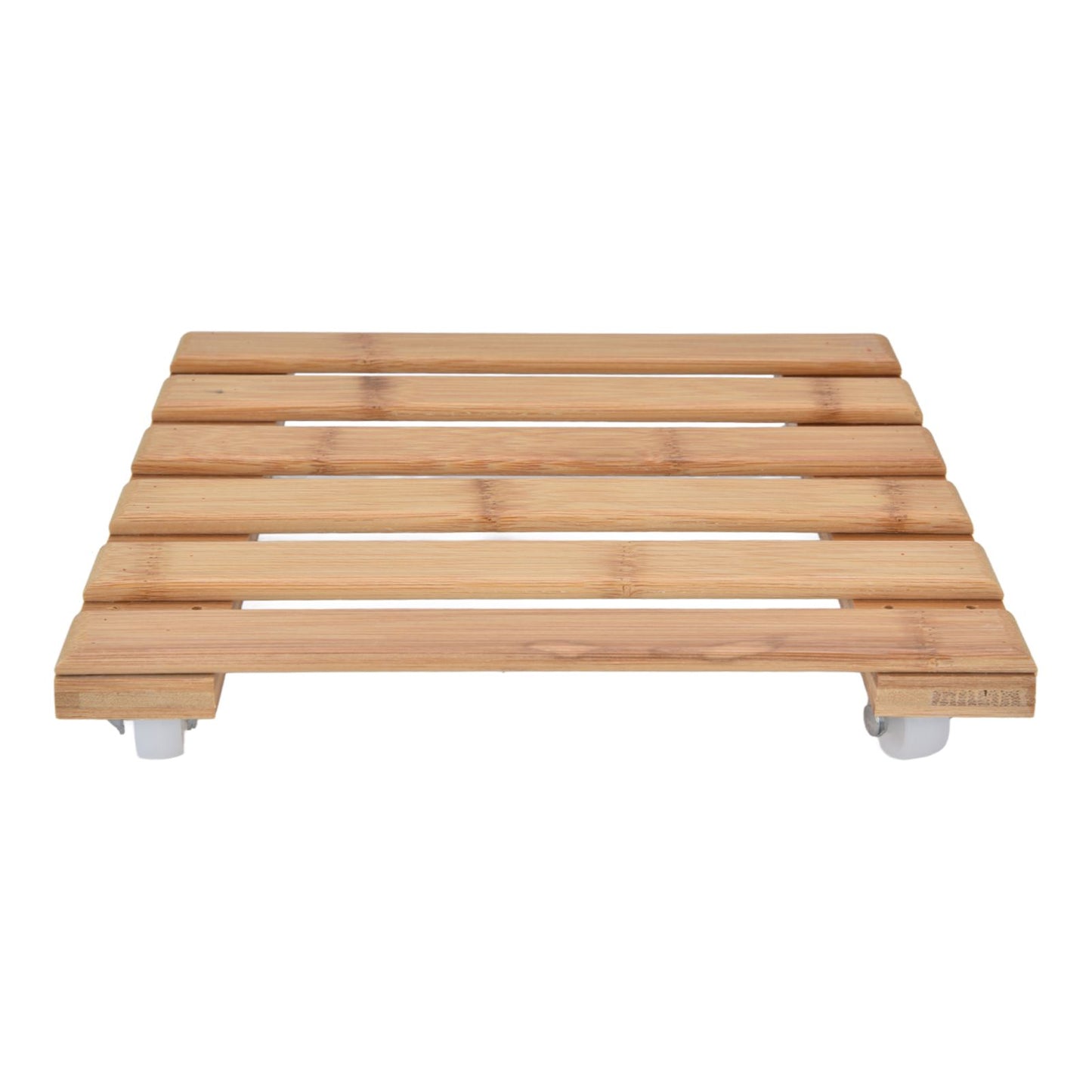 Plant Roller Base Stand Square with 360 degrees Removable Caster Wheel for Flower Pot 25x25cm S V1294-YM0523-3111220033411