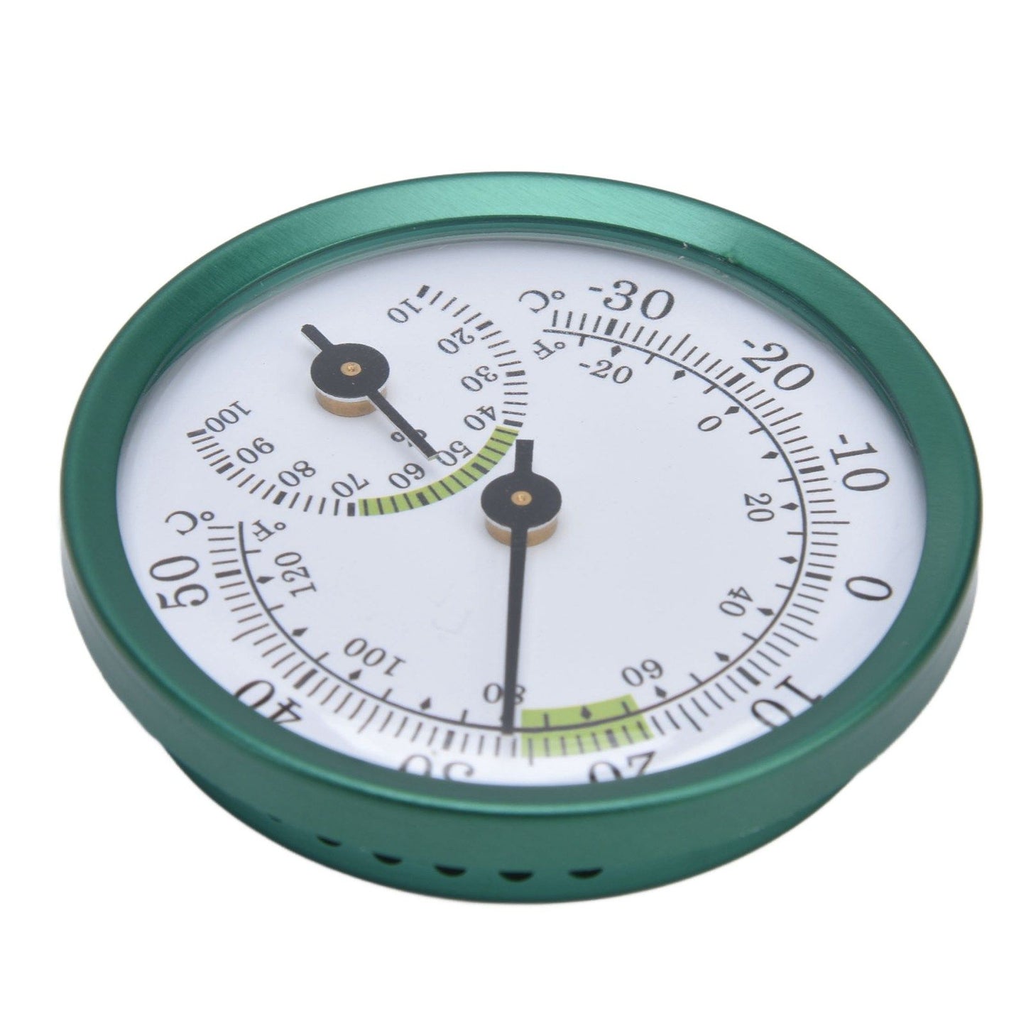 Temperature Humidity Meter Mini Wall Hanging Thin Transparent Dial Large Screen Temperature Humidity Tester V1294-YM0523-3111220034511