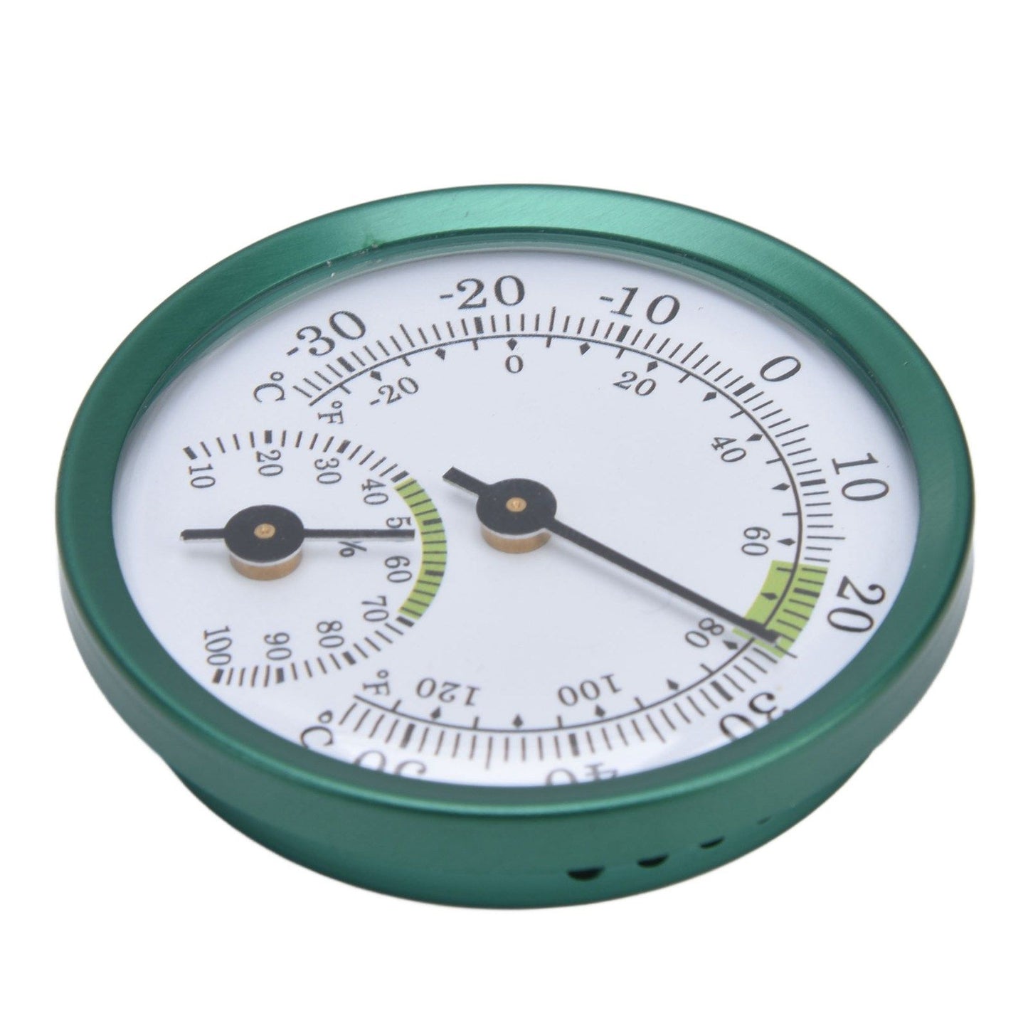 Temperature Humidity Meter Mini Wall Hanging Thin Transparent Dial Large Screen Temperature Humidity Tester V1294-YM0523-3111220034511