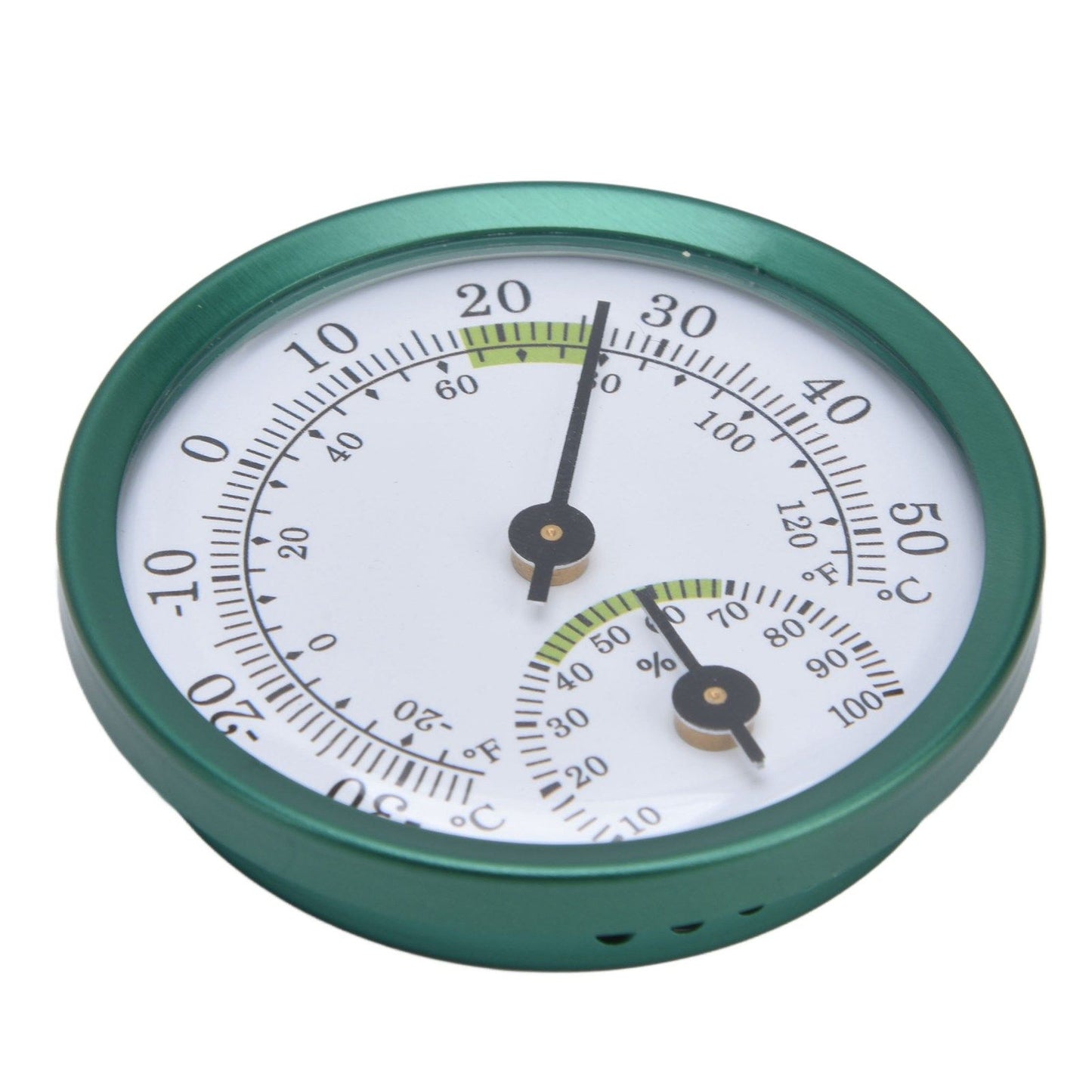 Temperature Humidity Meter Mini Wall Hanging Thin Transparent Dial Large Screen Temperature Humidity Tester V1294-YM0523-3111220034511