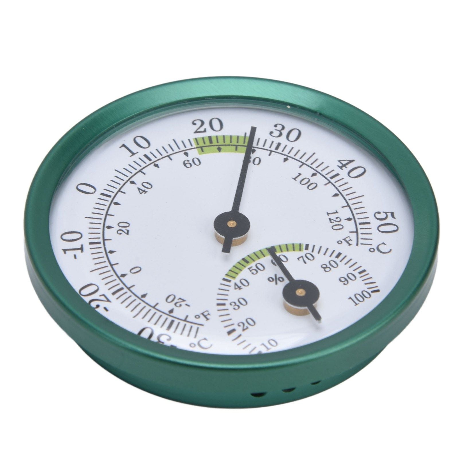 Temperature Humidity Meter Mini Wall Hanging Thin Transparent Dial Large Screen Temperature Humidity Tester V1294-YM0523-3111220034511