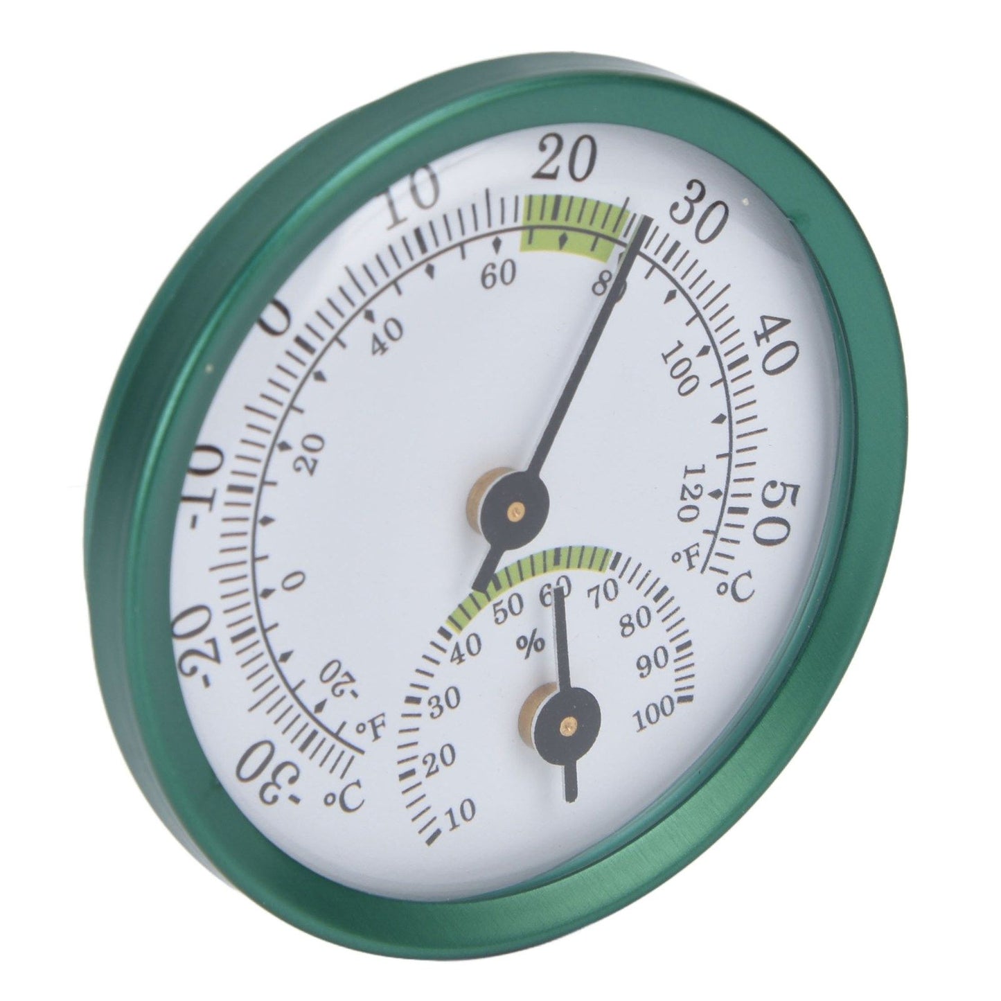 Temperature Humidity Meter Mini Wall Hanging Thin Transparent Dial Large Screen Temperature Humidity Tester V1294-YM0523-3111220034511