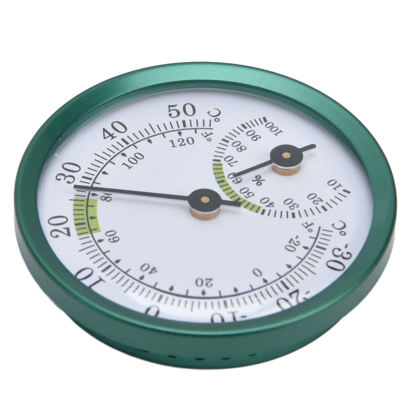 Temperature Humidity Meter Mini Wall Hanging Thin Transparent Dial Large Screen Temperature Humidity Tester V1294-YM0523-3111220034511