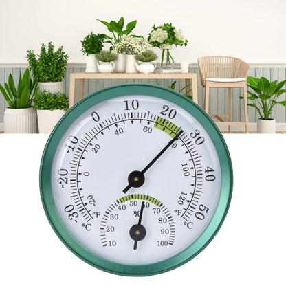 Temperature Humidity Meter Mini Wall Hanging Thin Transparent Dial Large Screen Temperature Humidity Tester V1294-YM0523-3111220034511