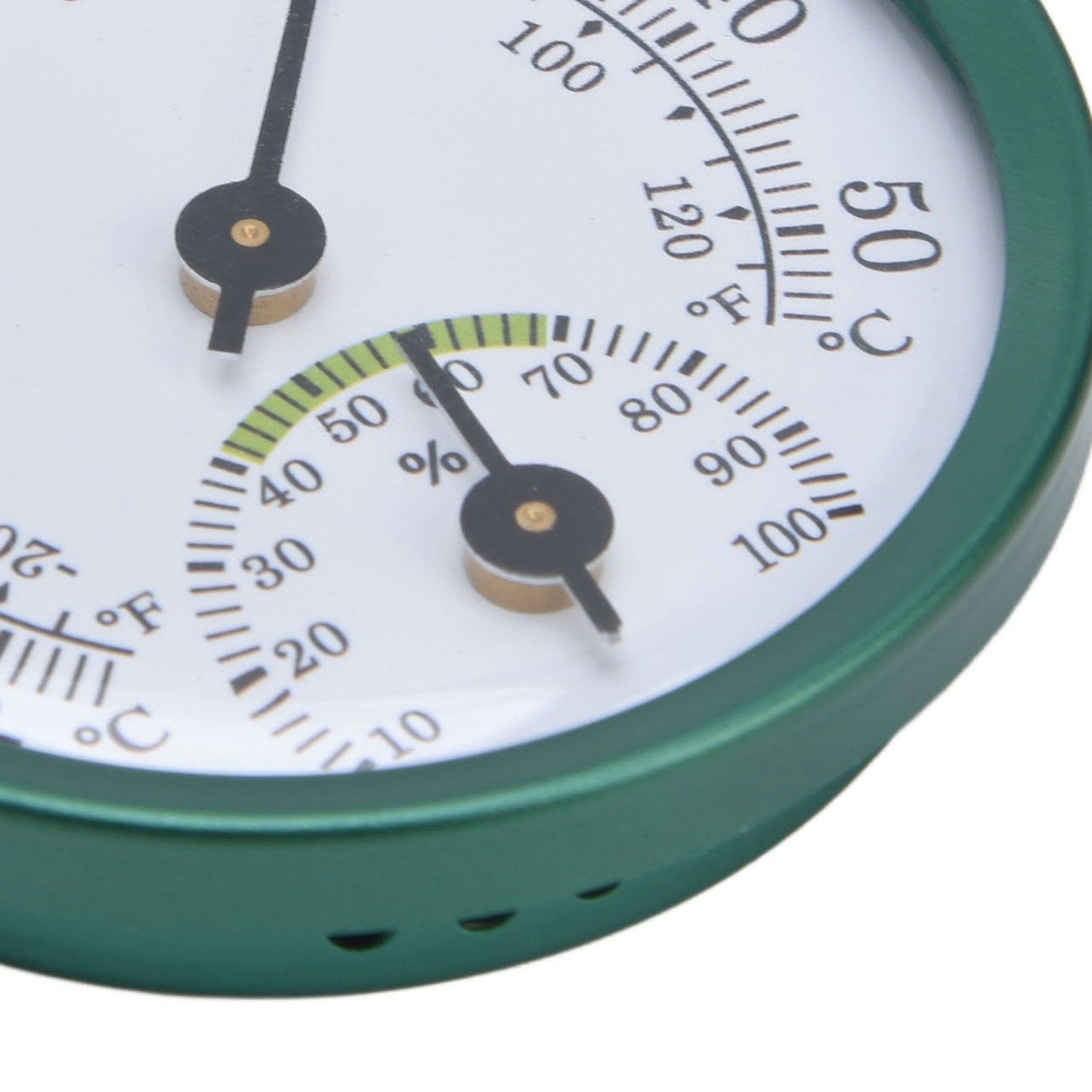 Temperature Humidity Meter Mini Wall Hanging Thin Transparent Dial Large Screen Temperature Humidity Tester V1294-YM0523-3111220034511