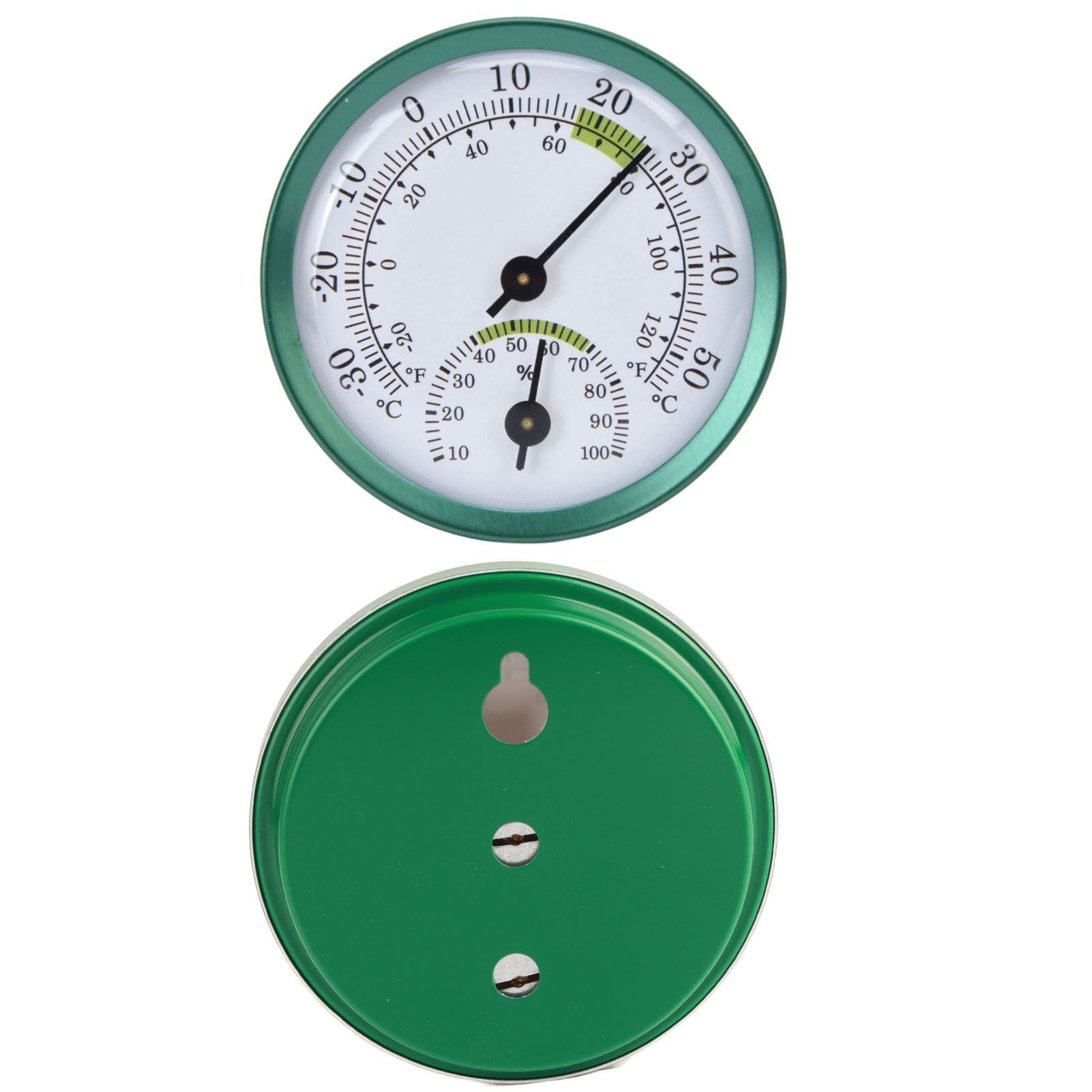 Temperature Humidity Meter Mini Wall Hanging Thin Transparent Dial Large Screen Temperature Humidity Tester V1294-YM0523-3111220034511