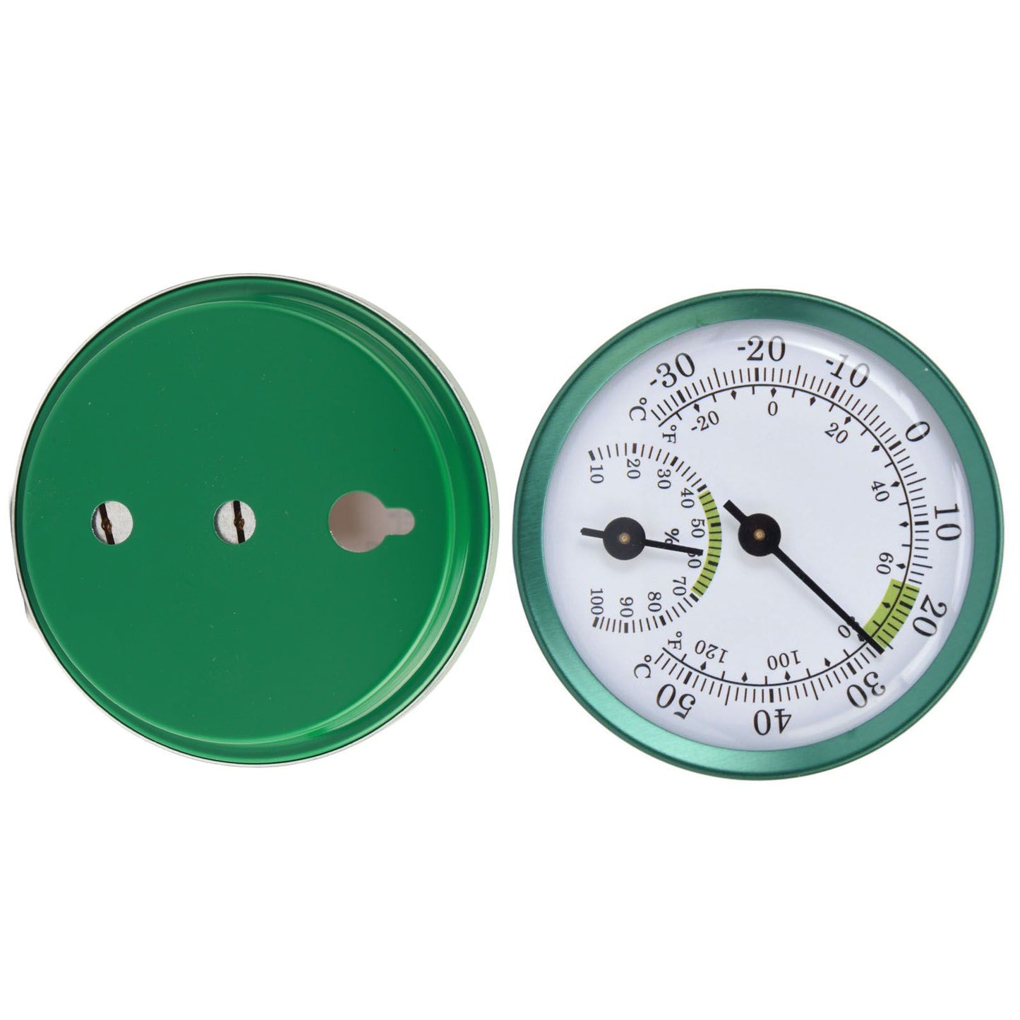 Temperature Humidity Meter Mini Wall Hanging Thin Transparent Dial Large Screen Temperature Humidity Tester V1294-YM0523-3111220034511