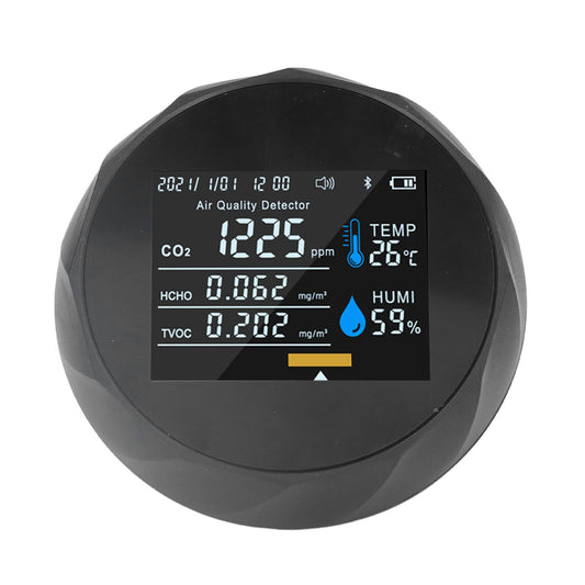 Air Quality Monitor Real Time Intelligent Color Screen Display USB Charging Portable Digital Air Quality V1294-YM0523-3111220035011