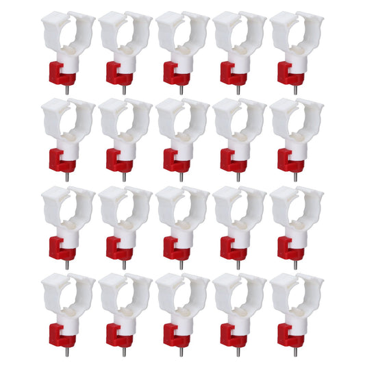 20pcs Chicken Waterer Nipples Multipurpose Chicken Nipple Feeder for Poultry Chicken Duck Bird V1294-YM0523-3111220035411