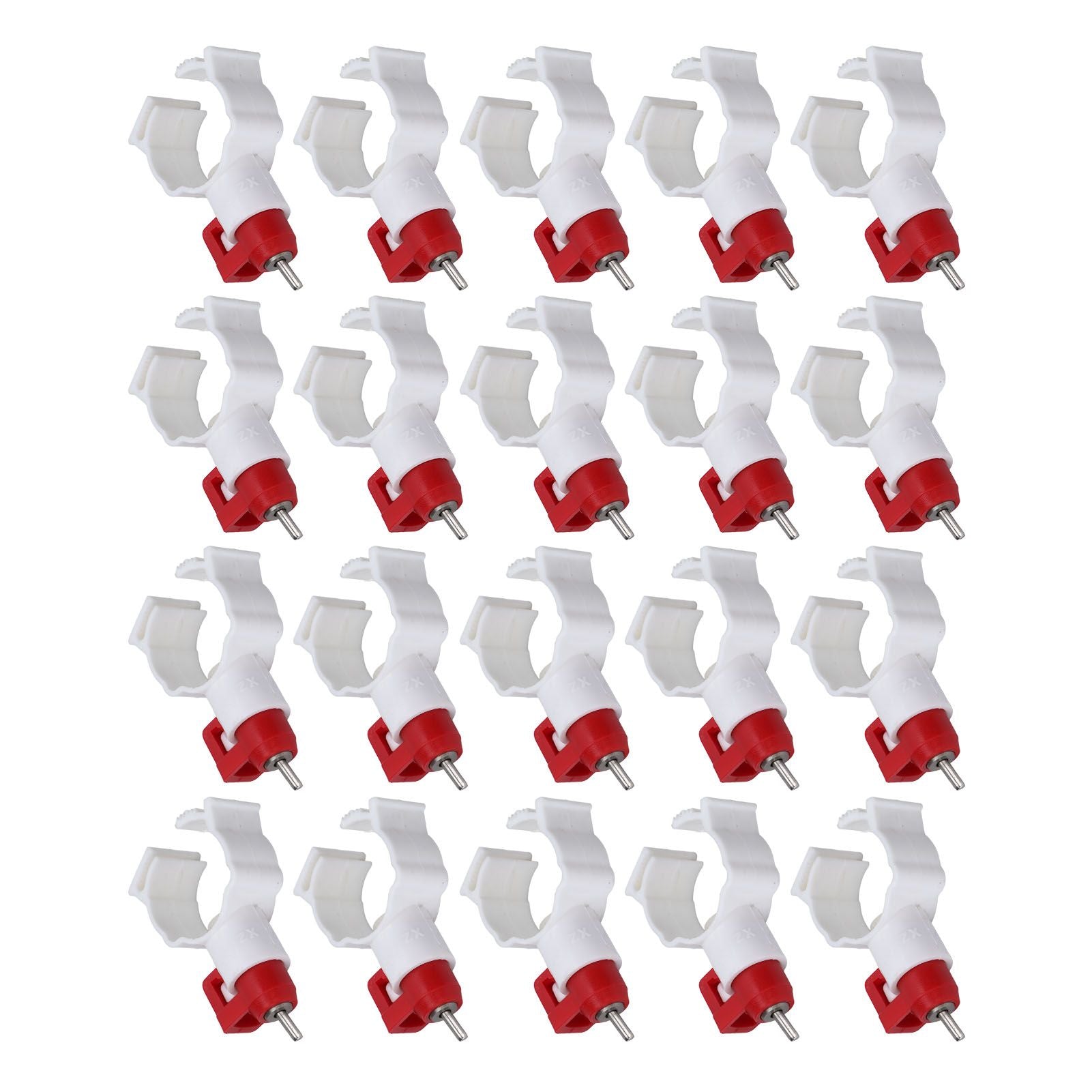 20pcs Chicken Waterer Nipples Multipurpose Chicken Nipple Feeder for Poultry Chicken Duck Bird V1294-YM0523-3111220035411