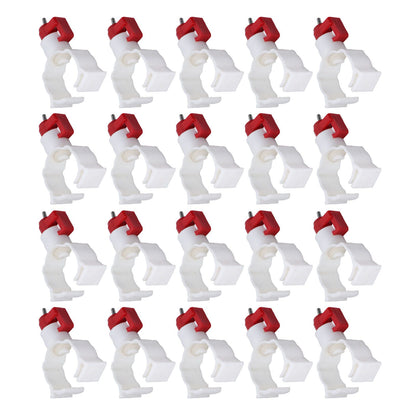 20pcs Chicken Waterer Nipples Multipurpose Chicken Nipple Feeder for Poultry Chicken Duck Bird V1294-YM0523-3111220035411